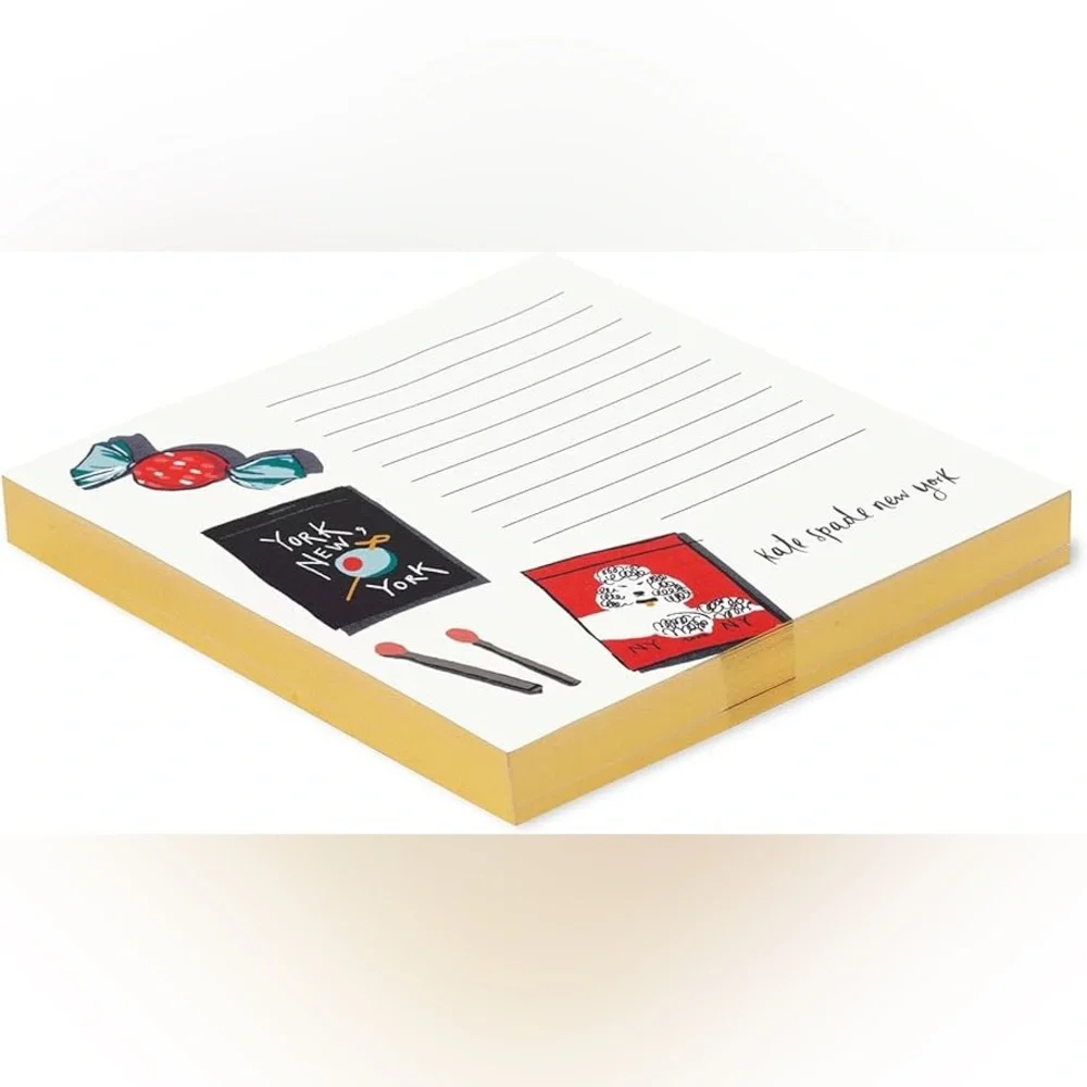 Kate Spade New York Memo Notepad - Cute Notepad, 125 Sheets (New)